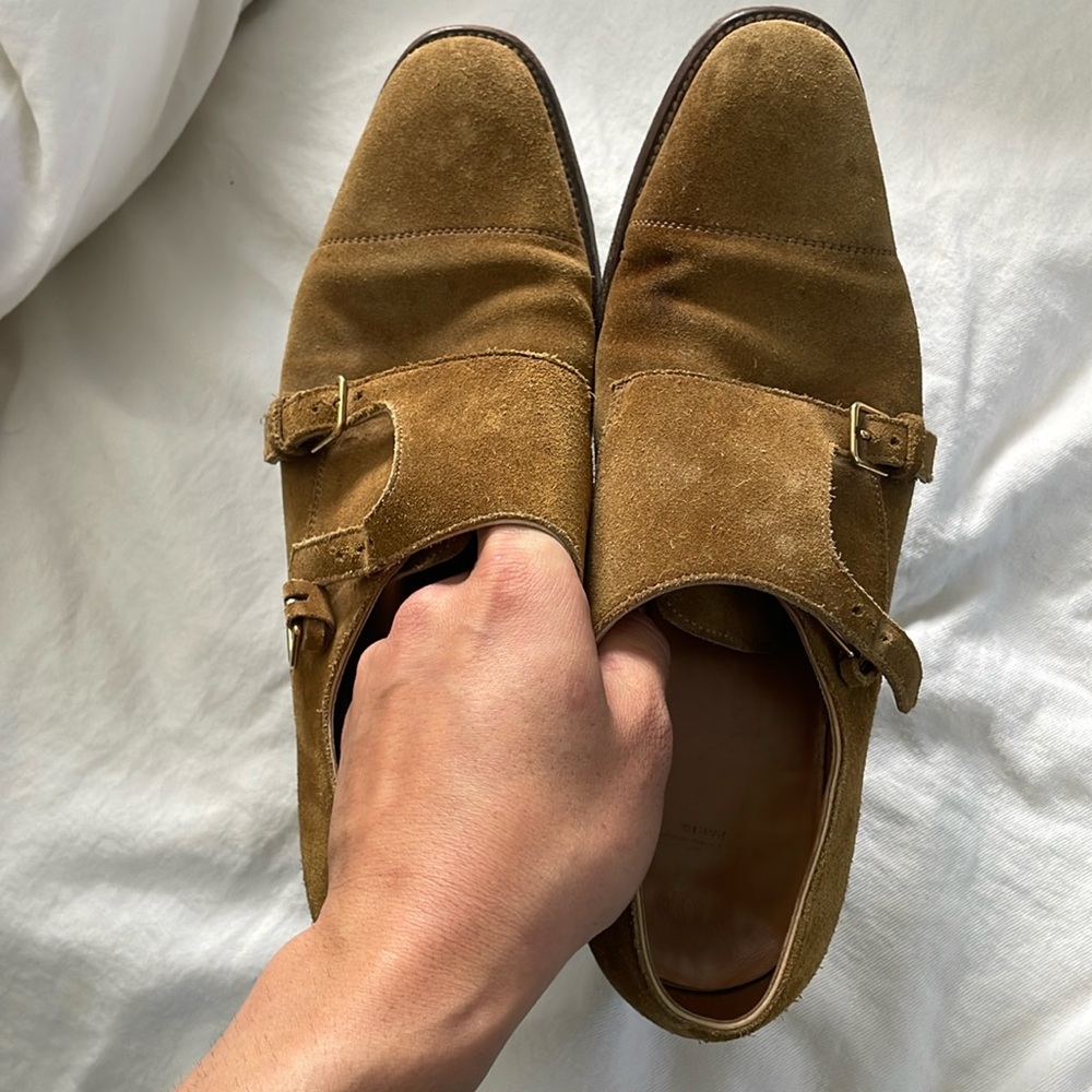 Saint Laurent monk strap shoes eu 43/ us 10